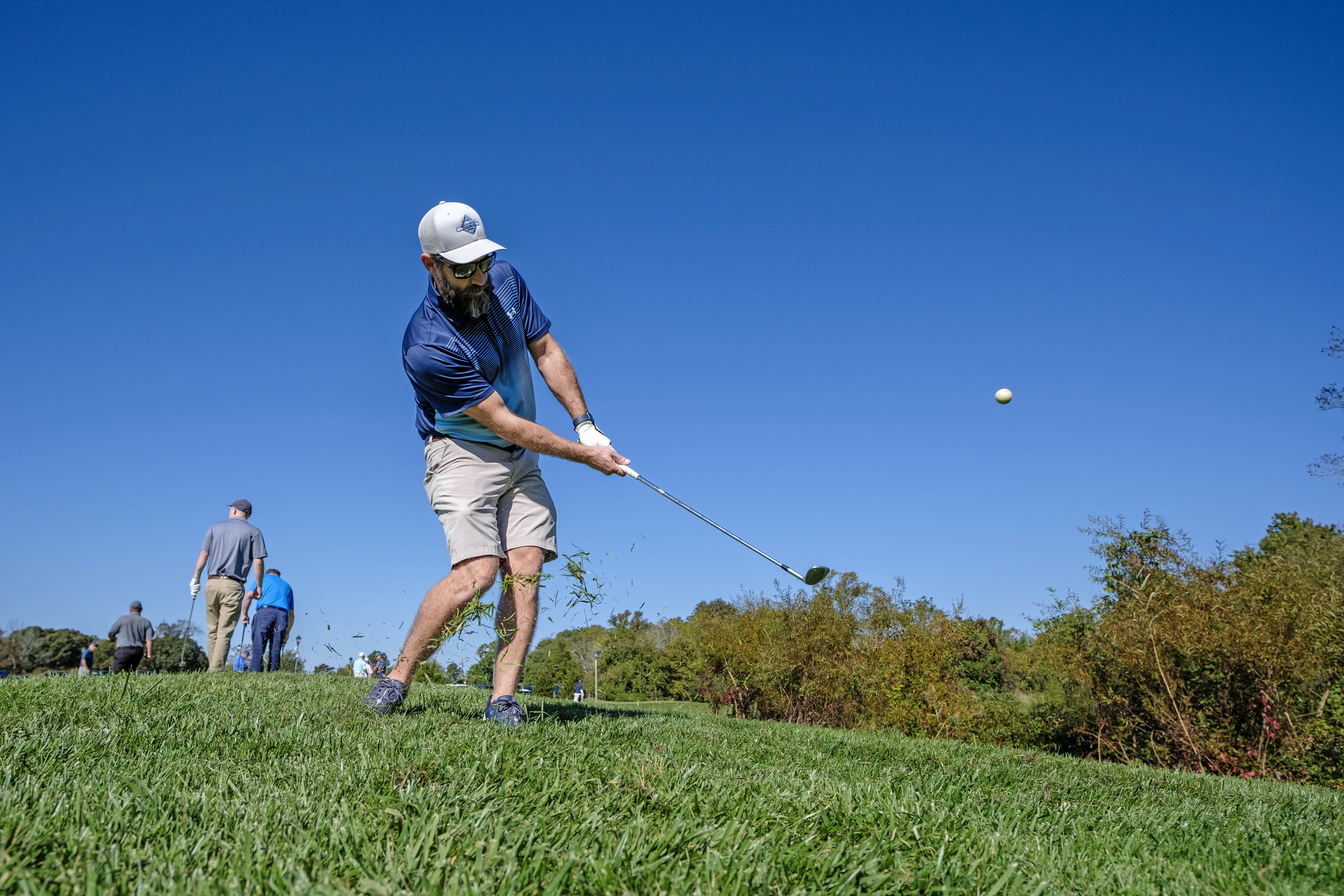 Golfer during 2023 tournament in Cape May