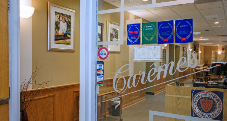 Careme's student-run gourmet restaurant on the Mays Landing campus