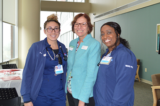 A group of nurses standing together