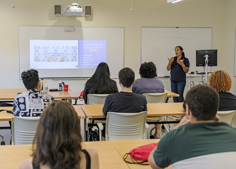 students learning in classroom