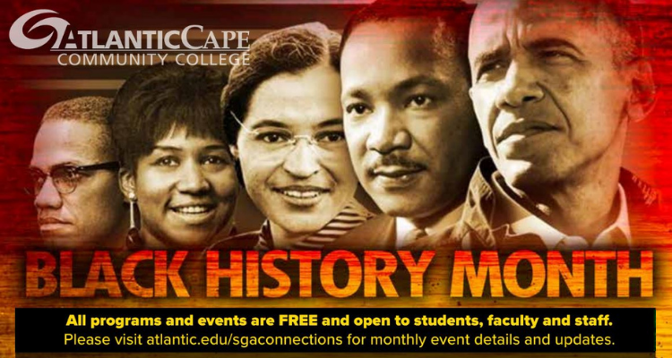 Black History Month events flyer