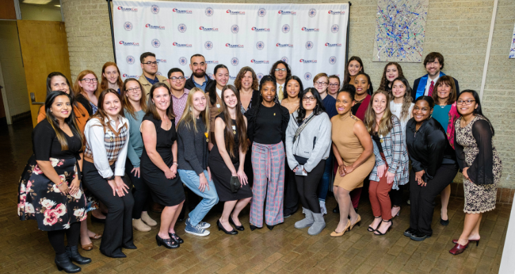 PTK members pose for group photo