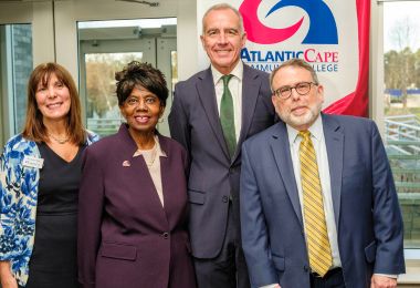 Dr Josette Katz Dr Barbara Gaba Dr Peter Miller and Dr Michael Dryer at the signing ceremony