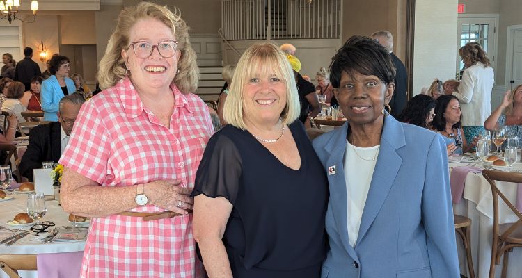 Trustee Ellen Byrne, Dr. Barbara Gaba and Jean McAlister